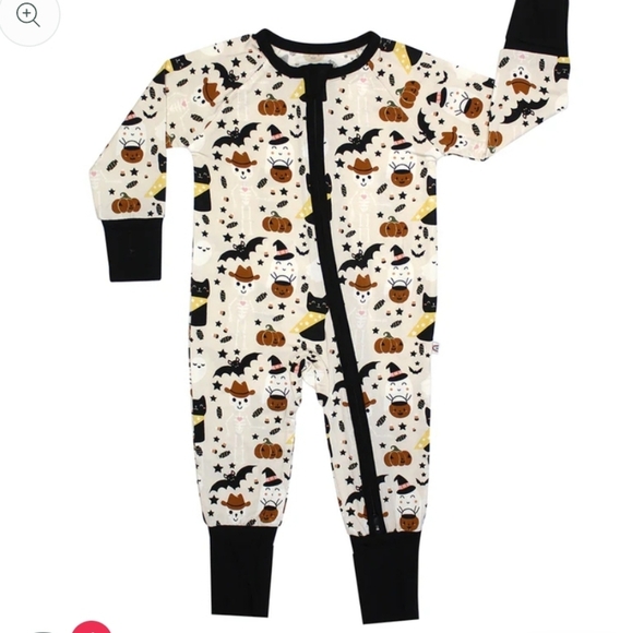 NWT Emerson and Friends spooky cute Halloween bamboo convertable PJs - Picture 1 of 5